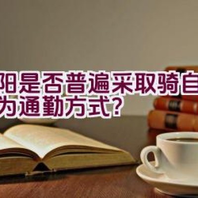 沈阳是否普遍采取骑自行车作为通勤方式？