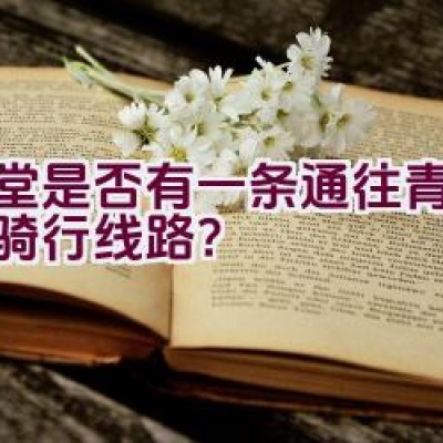 金堂是否有一条通往青白江的骑行线路？