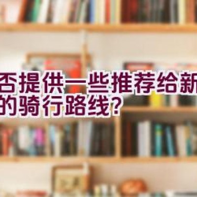 能否提供一些推荐给新民景点的骑行路线？