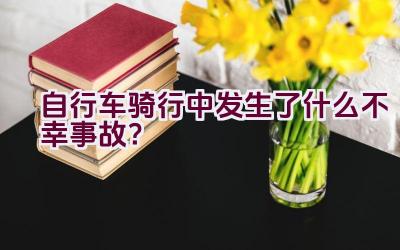 自行车骑行中发生了什么不幸事故？插图